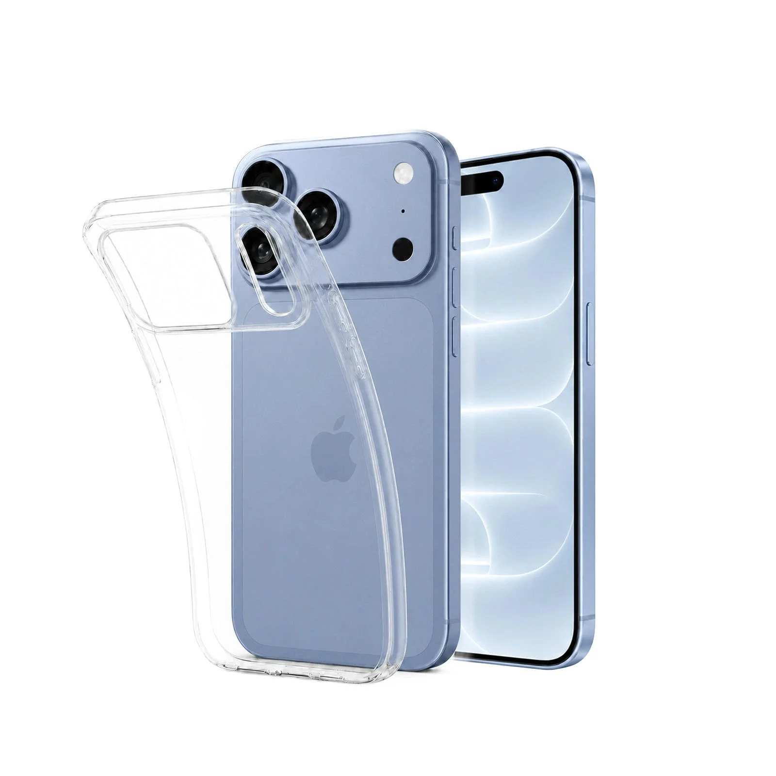 FIRME iPhone 18 Pro対応クリアケースとiPhone 18 Proのセット画像