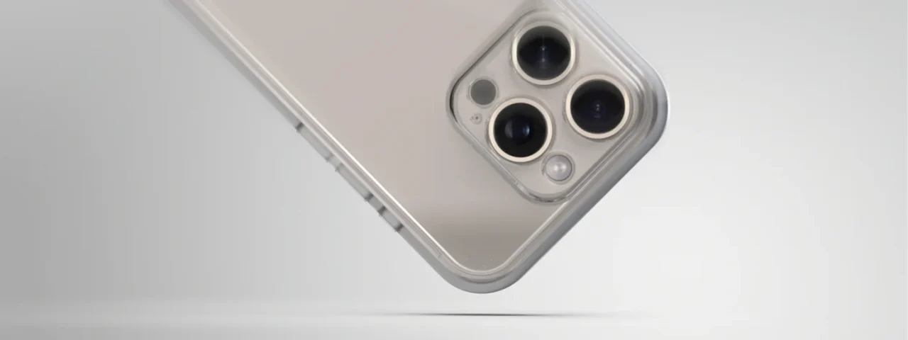 スリムプロテクションケースのカメラ部分とエアーポケット構造