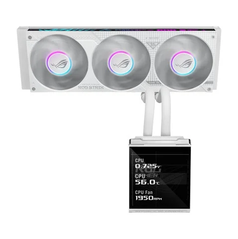 ROG STRIX SLC IV 360 ARGB LCD White Edition水冷クーラー（