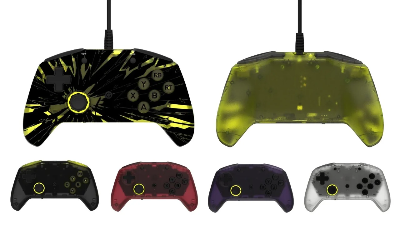 Omni 6 for PCの5色カラーバリエーションと背面の製品写真
