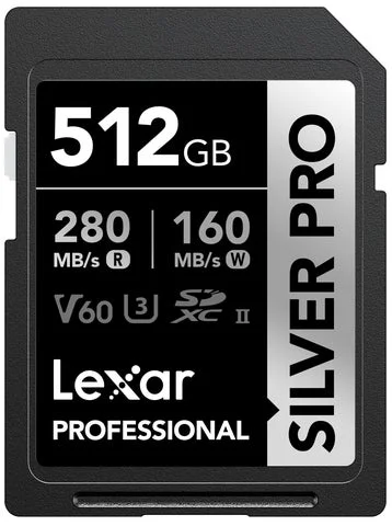 Lexar Professional SILVER PRO SDXC UHS-IIカード（512GB