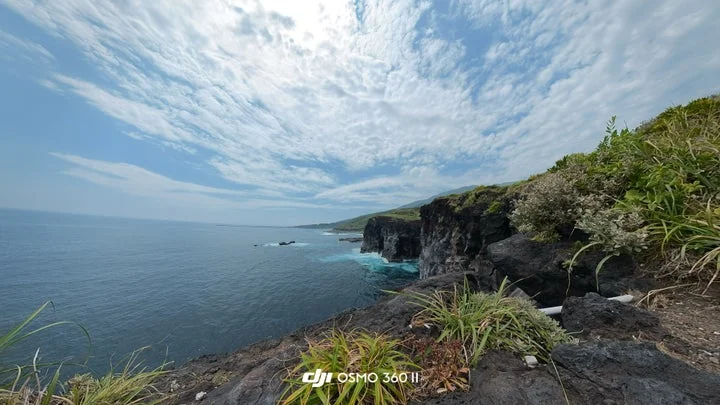 DJI Osmo 360 IIで撮影された風景映像
