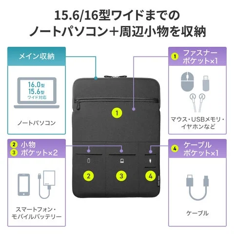 IN-WETAP16BKの収納構造を示す図解