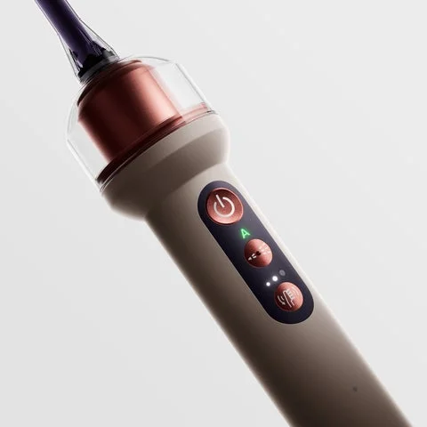 Dyson CameraJetの操作ボタンとインジケーター部分