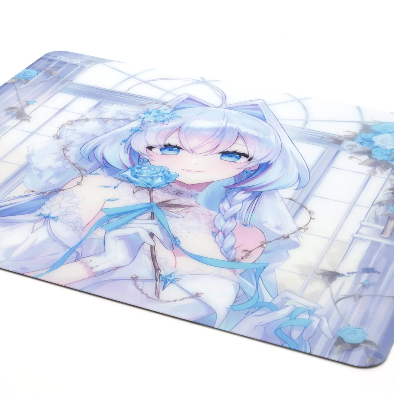 蒼真なひろデザインのコラボガラスマウスパッドの表面イラスト