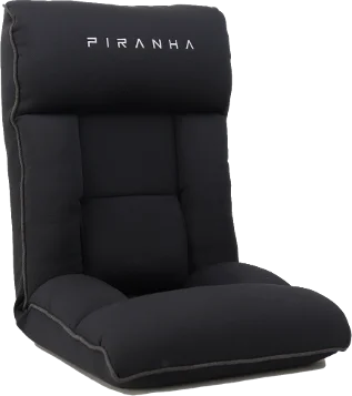 PIRANHA VIBE ゲーミング座椅子の黒いクッション製品