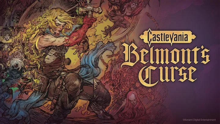 ゲームタイトル『Castlevania: Belmont's Curse』のキービジュアル