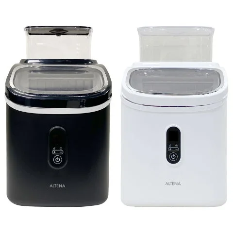 ALTENA クリアキューブ高速製氷機(ICE-CB01)の本体(ブラックとホワイト)