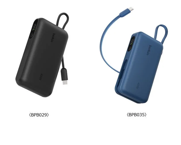 UltraCharge 10000mAhモデル（BPB029とBPB035）