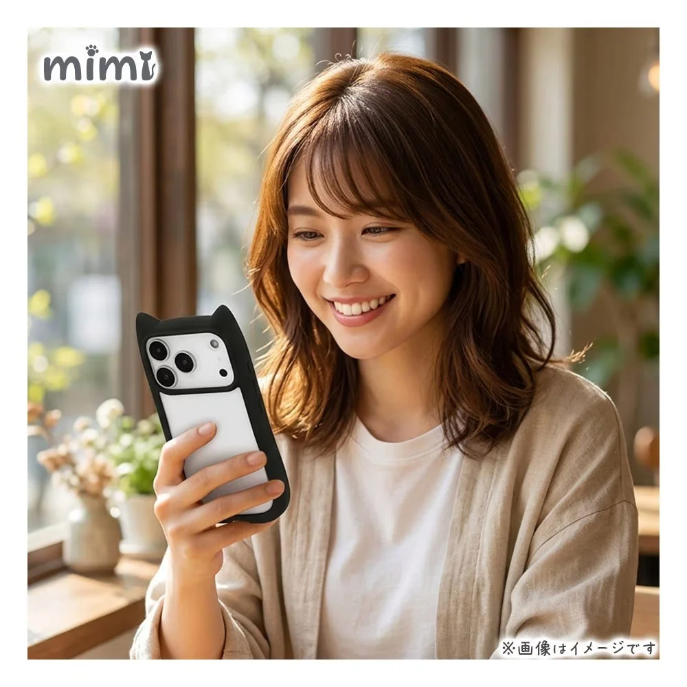 mimiケースのダークレッドカラーの製品画像