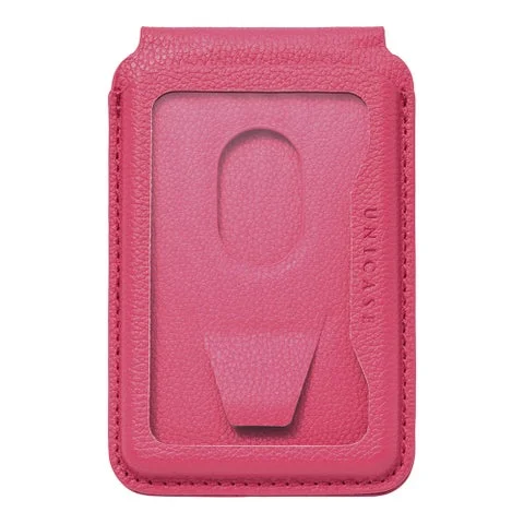 ピンク色のMAG PEEK STANDの裏面とマグネット固定部