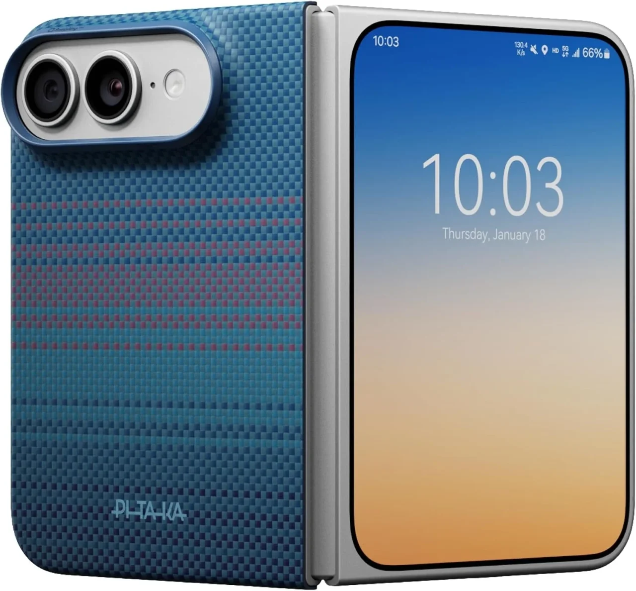 Moonrise 2.0 千夜一夜物語（01 ミッドナイト）のiPhone Duo用Edge Case