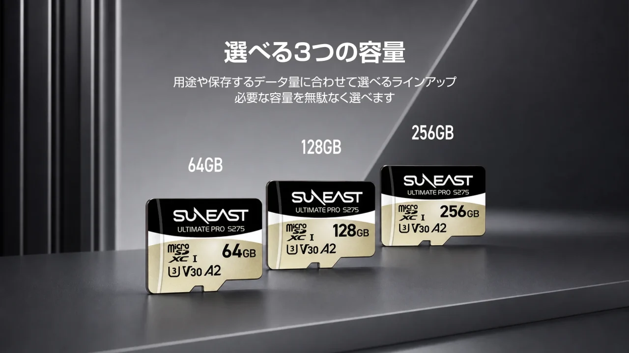 SUNEAST ULTIMATE PRO S275 Seriesの64GB・128GB・256GBの