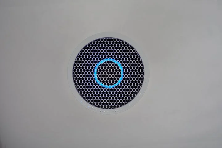 空気清浄機の上部操作パネル