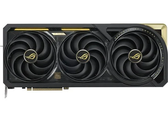 ROG-ASTRAL-RTX5090-P32G-EDITION20の3ファン構成とROGロゴ