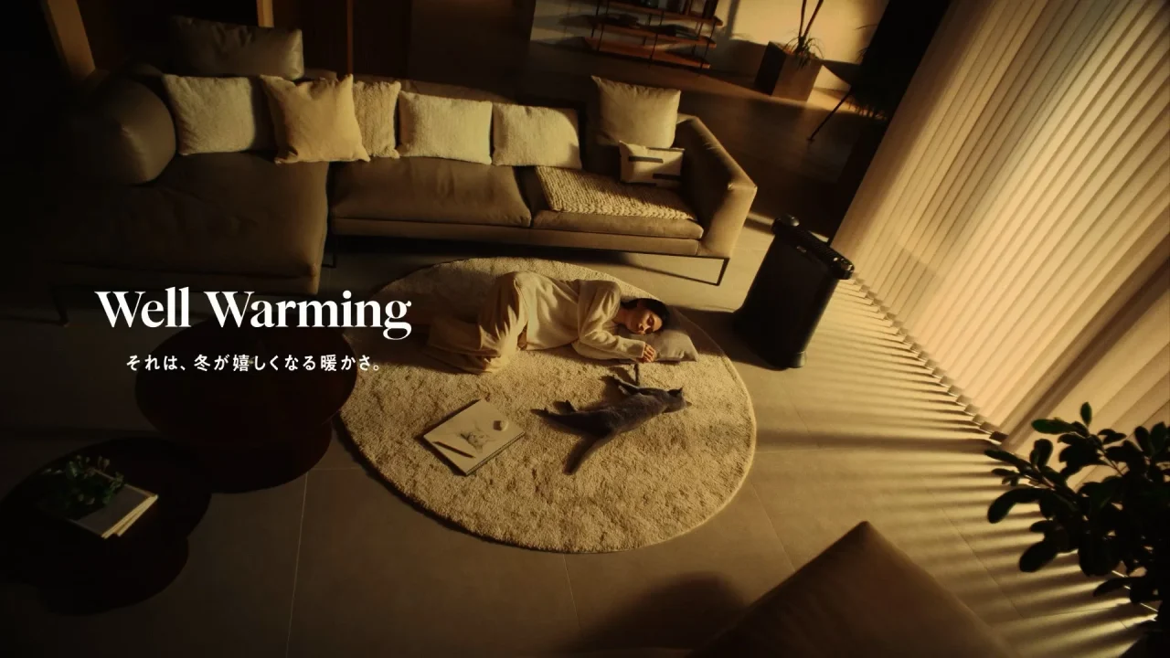 CM「デロンギヒーター Well Warming」篇のストーリ...
