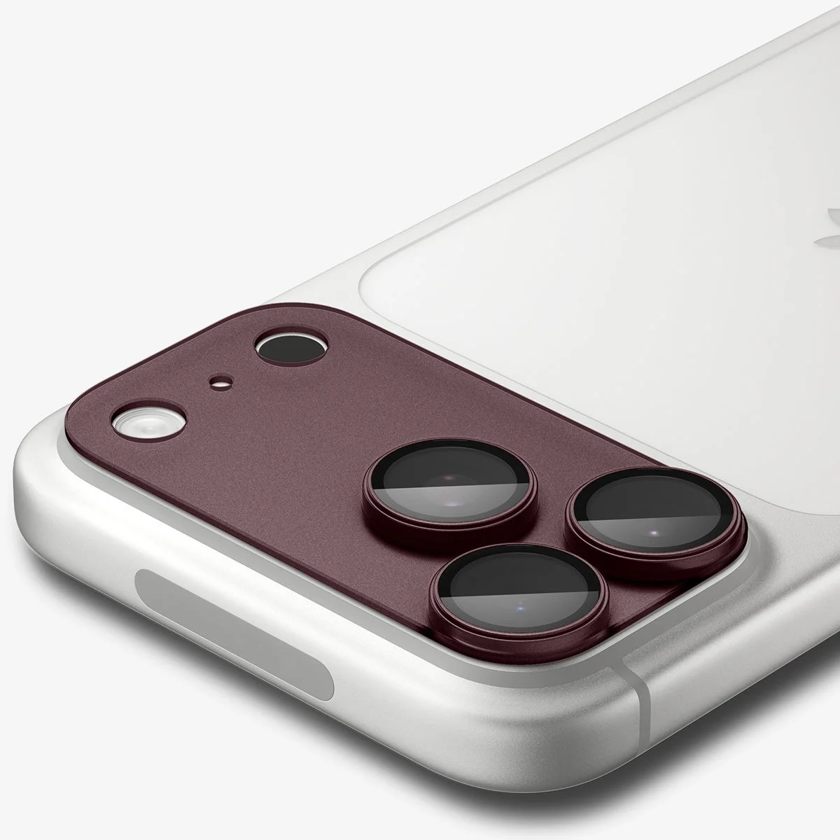 Optik Pro XLのカメラレンズ保護フィルム装着例