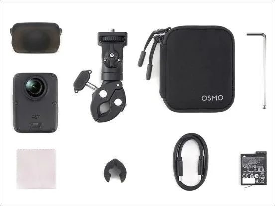 DJI Osmo 360 II リミットレス ライディング コンボの付属品一覧