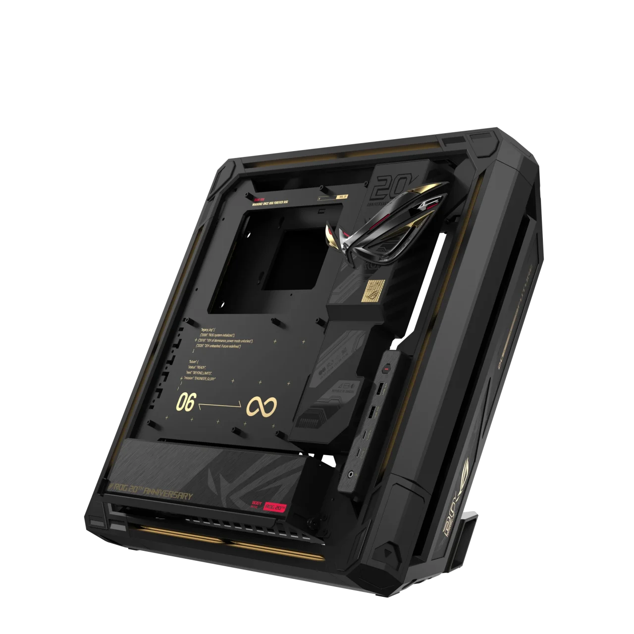 ROG GR20 Edition 20の背面側から見た斜めアングル画像