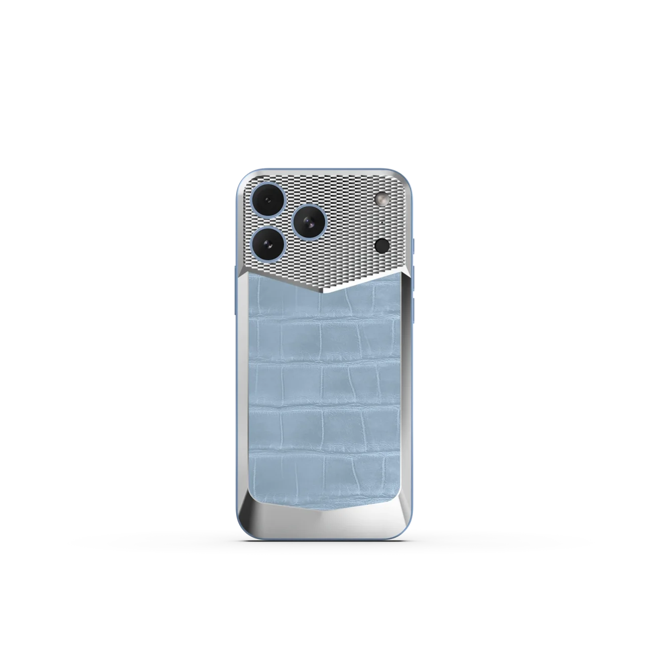 iPhone Case / EV18 - Magnetic Shield Alligator Edition - Light Blue