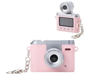 パウダーピンクのセルフィーミニカメラの製品画像