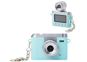ミントブルーのセルフィーミニカメラの製品画像