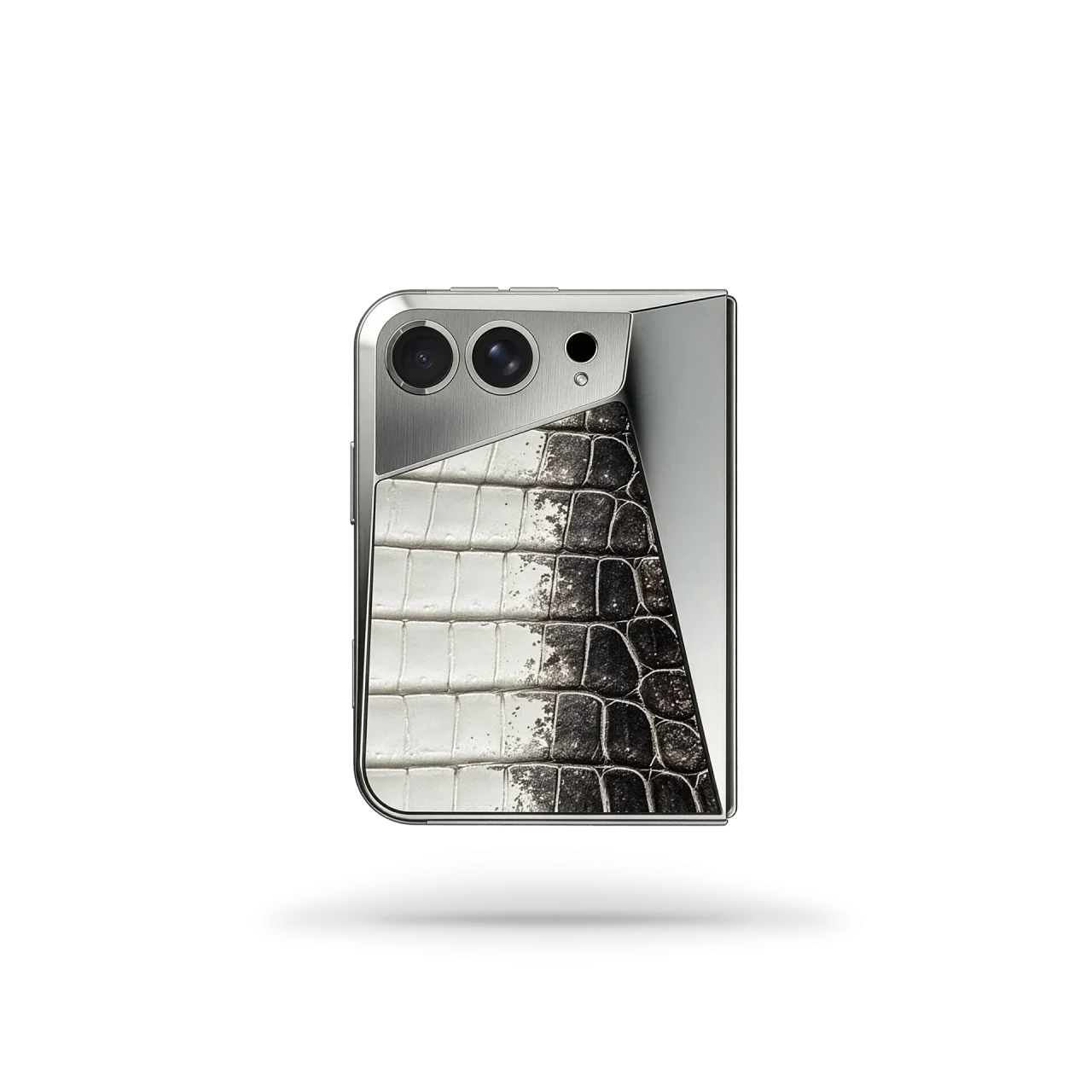 iPhone Case Duo / EV - Magnetic Shield Crocodile Edition - Himalaya
