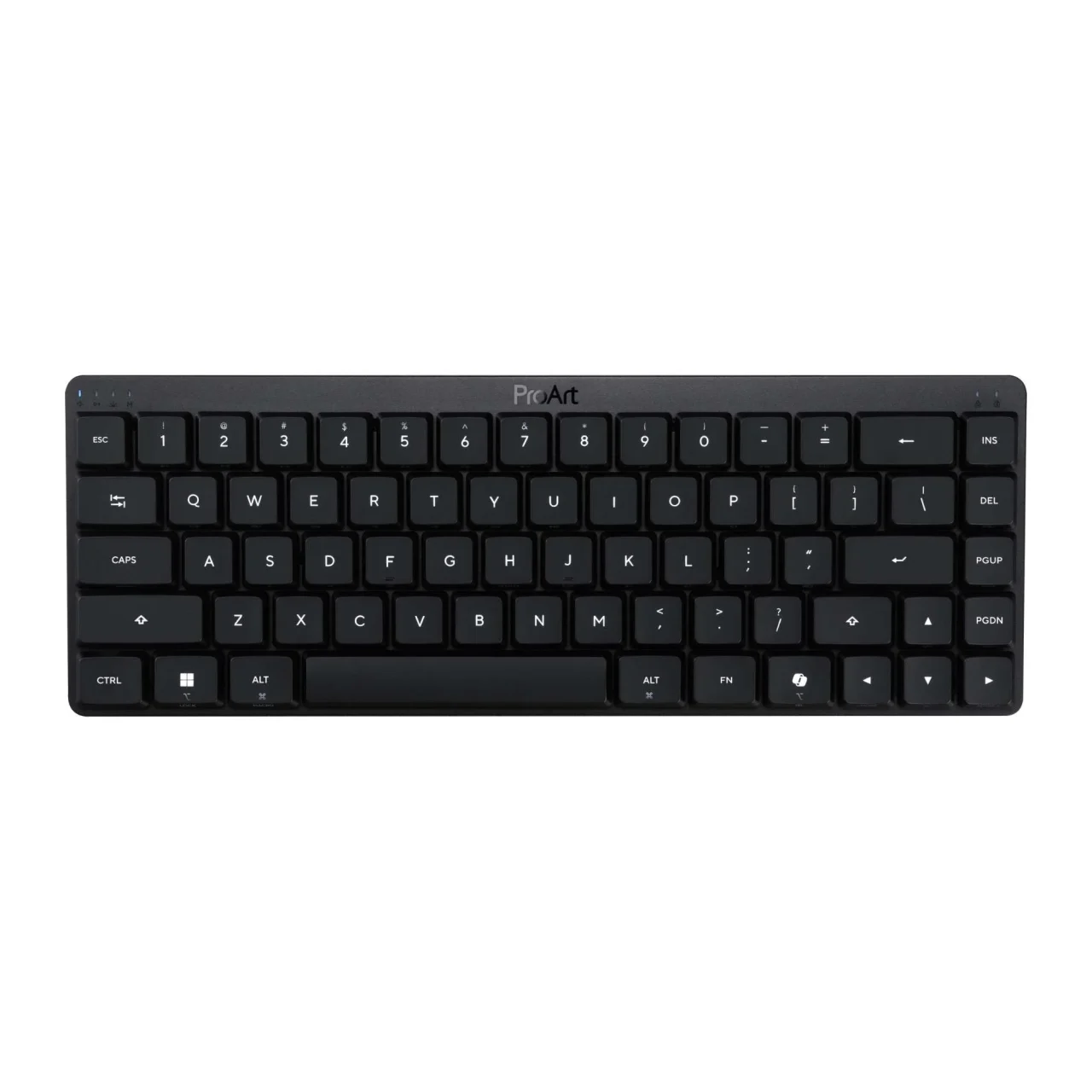 ProArt Keyboard KD300のブラックエアロライトカラーのキーボード