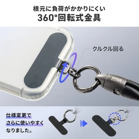 360度回転する接続金具の仕組み