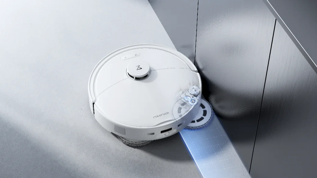 Roborock Qrevo 2 Proのデュアル回転モップと伸縮機能による隅の清掃