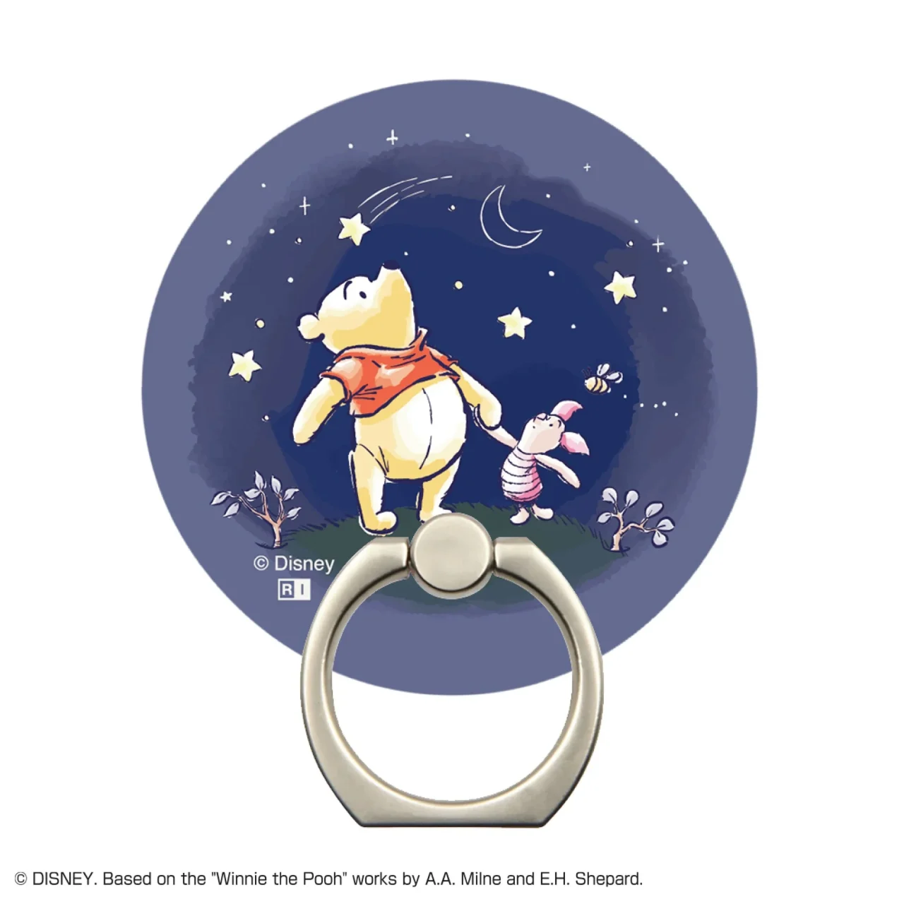 magness マグネット スマホリング スタンド「プーとピグレット_星空2」