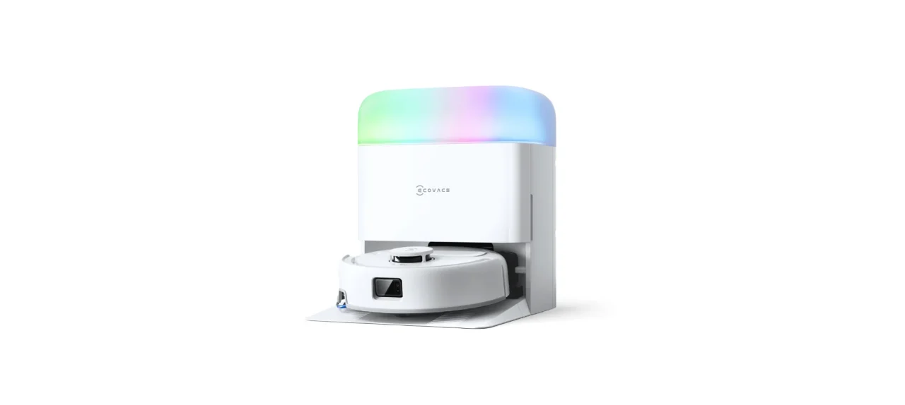DEEBOT mini 2 PROのロボット掃除機本体とOMNIステーション