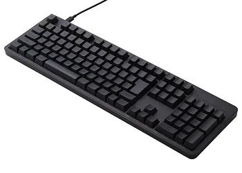 LeggeroシリーズのフルキーボードTK-MC51UKPBKの黒い本体とケーブル