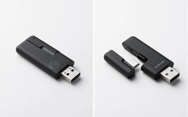 2.4GHz無線レシーバーとUSB Type-Cアダプタのセット