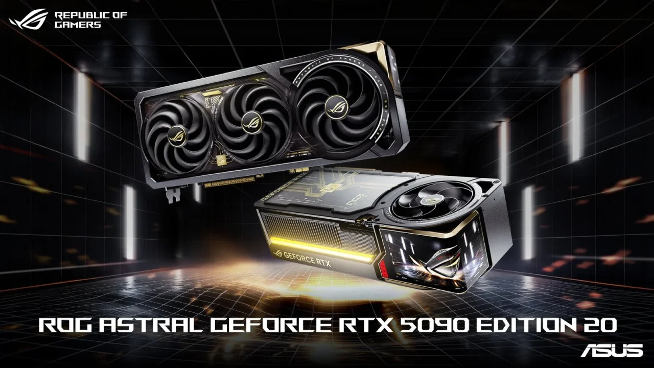 ROG Astral GeForce RTX 5090 Edition 20の2枚のグラフィックスカード