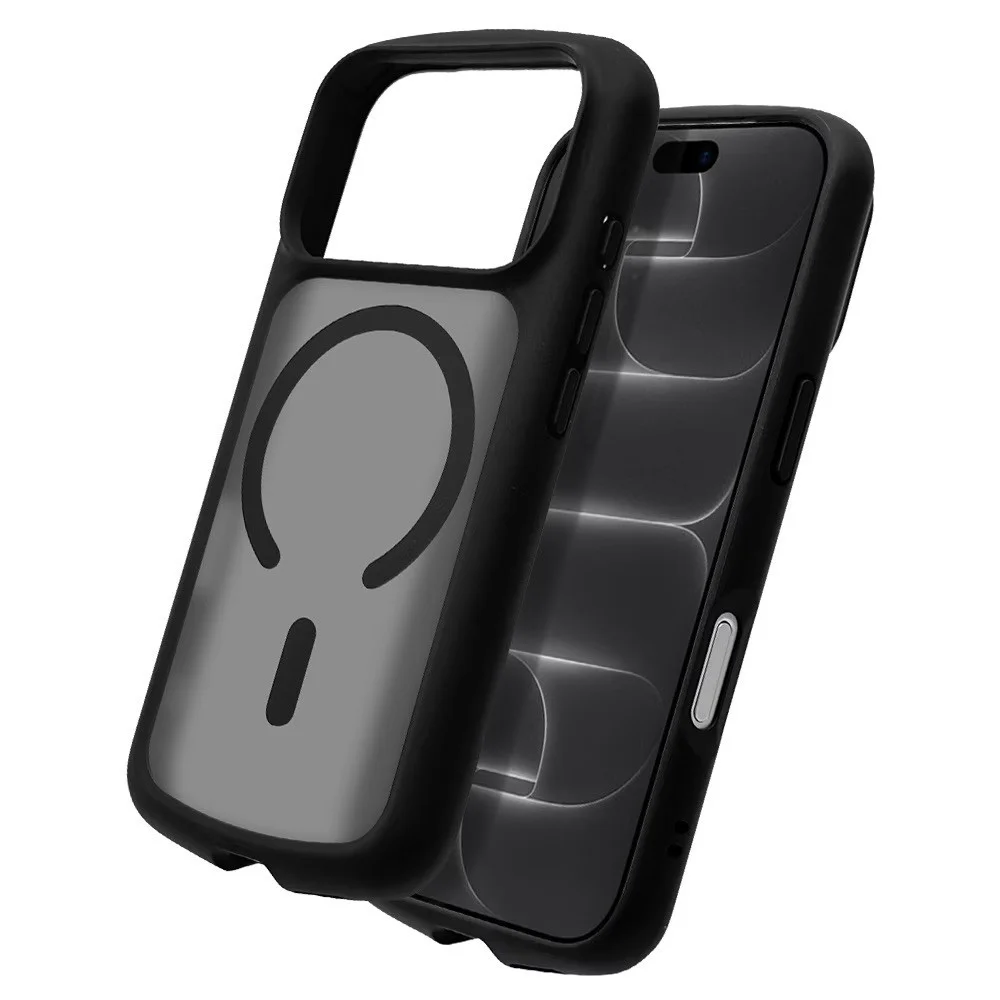 Armor MagSafe。黒いスマホケースで背面にMagSafeリング