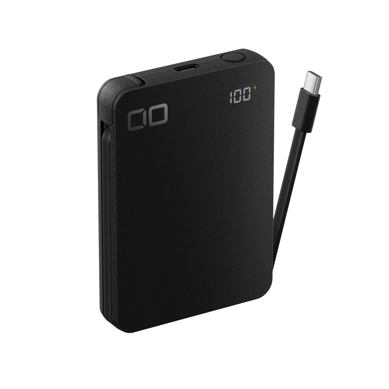 SMARTCOBY Ex04 Wireless2.2 CABLE SS5K 黒い薄型バッテリーと伸ばしたUSB-Cケーブル