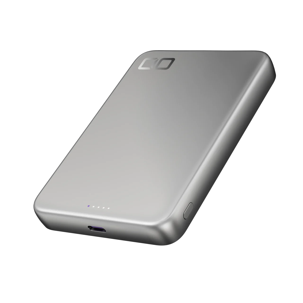 SMARTCOBY SLIMⅡ Wireless2.2 SS5K、シルバーの薄型モバイルバッテリー