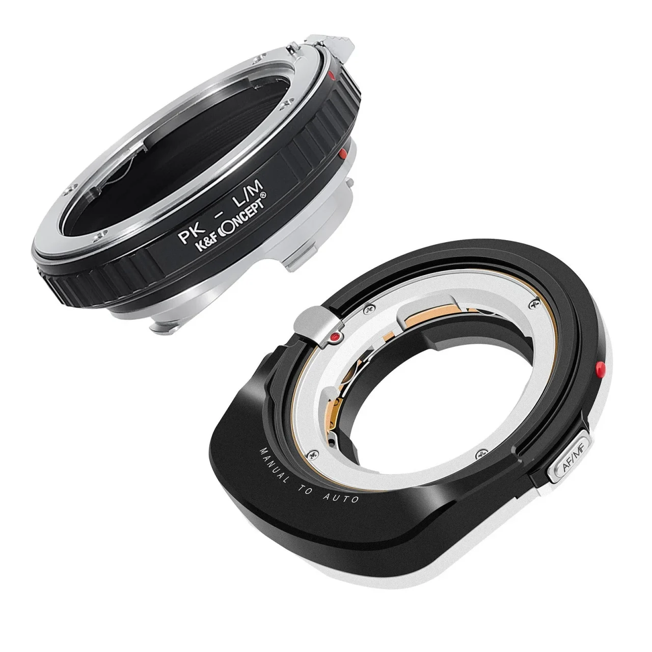 K&F Concept KF-PKM2 セット（ペンタックスK）のアダプター2点