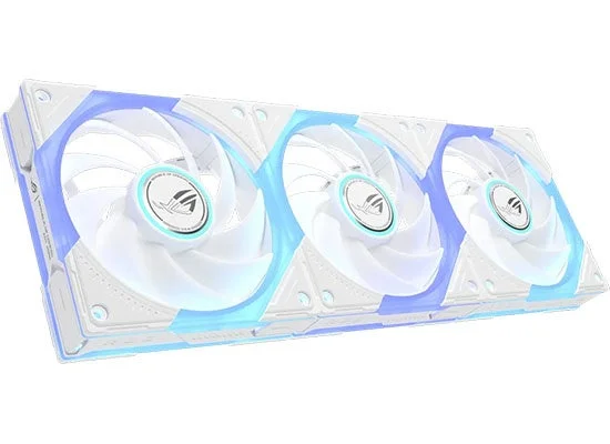 ROG EURUX GR120 FAN ARGB WHITE 3IN1 の白い120mmファン3個セット