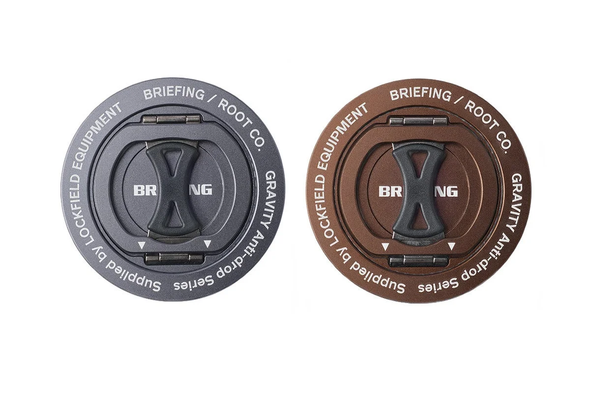 BR×ROOT CO. MAGNETRING for MagSafe のグレーとブラウンの2色