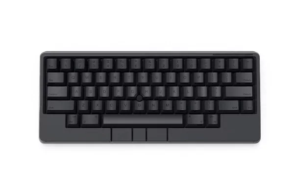 HHKB Studio 墨 のキーボードを真上から見た黒いコンパクト配列