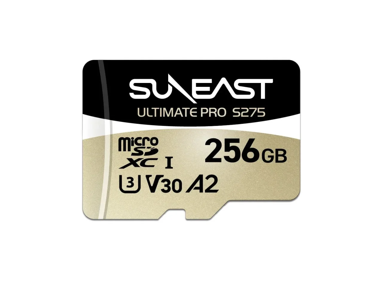 SUNEAST ULTIMATE PRO S275 GOLD Series microSDXC UHS-I V30 Card 256GB