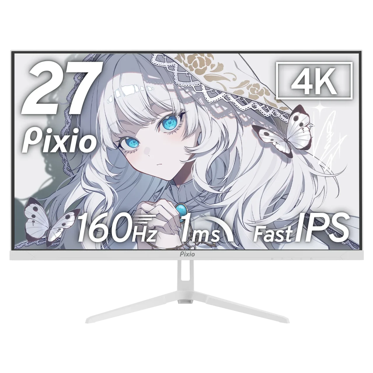 Pixio PX27UWAVEシリーズ 白い27インチ4Kゲーミングモニター