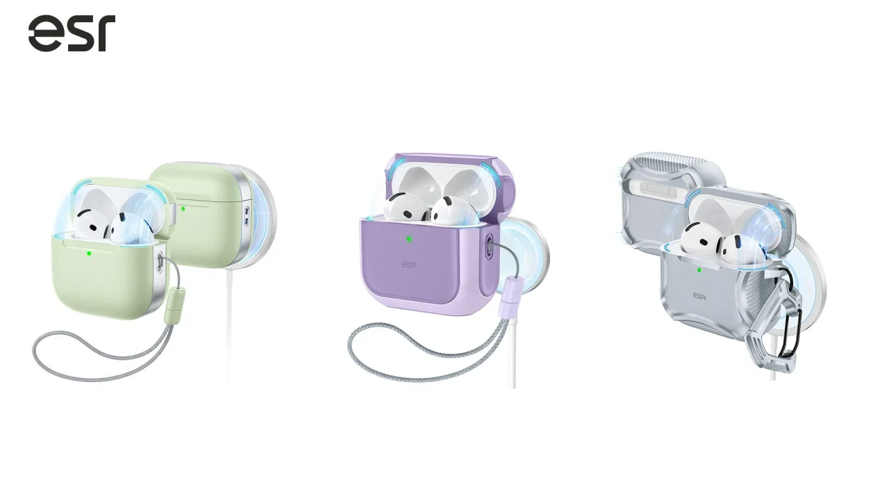 左からESR Pulse Lite、Orbit ハイブリッド、Cyber タフの各マグネットケース