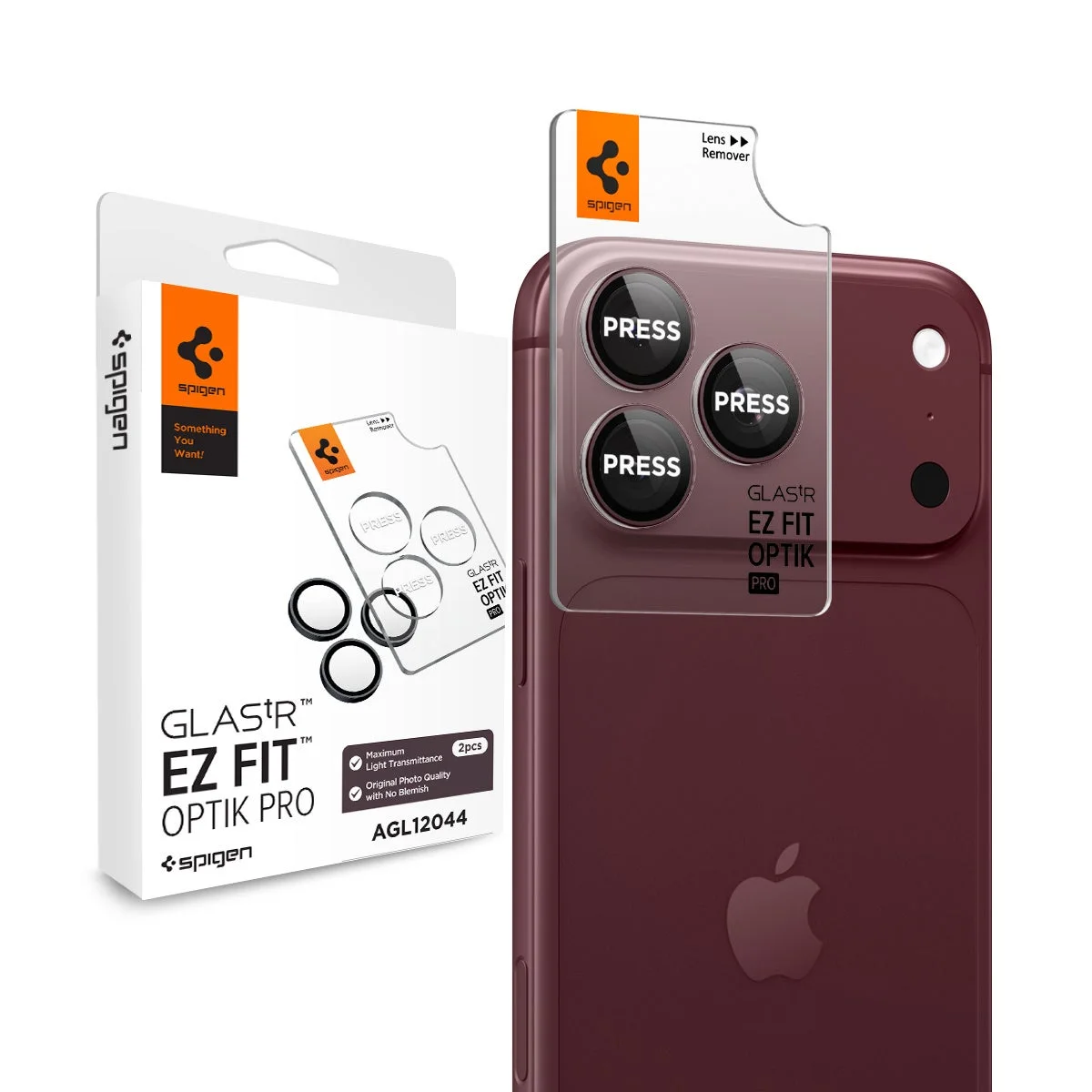 iPhone 18 Pro Max / 18 Pro Optik Pro のカメラレンズ保護フィルムと化粧箱