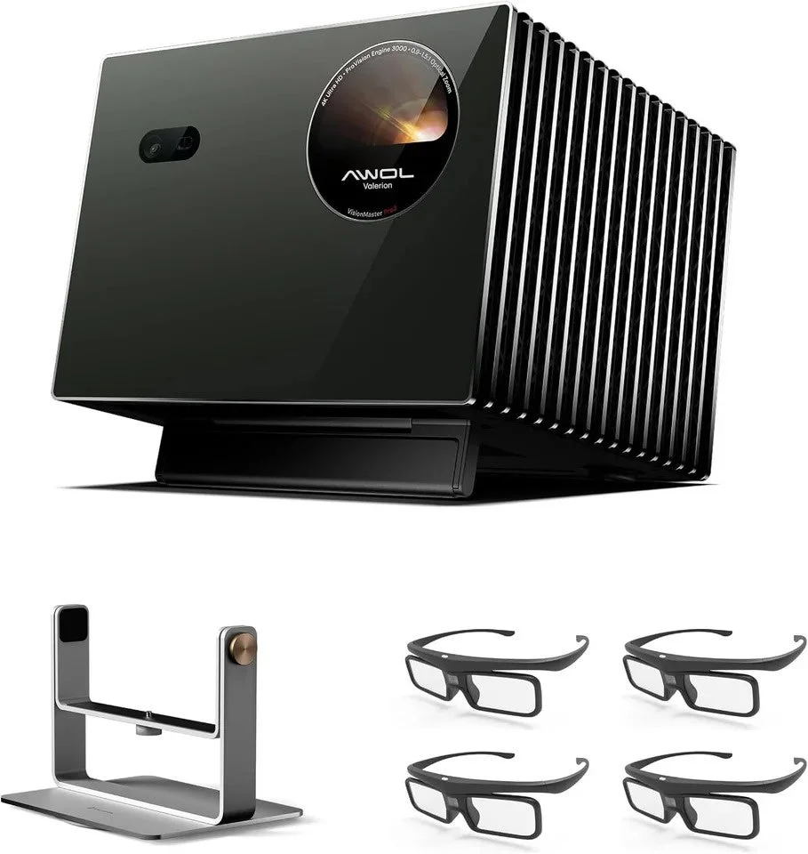 AWOL Valerion Pro2と卓上ジンバルスタンド、3Dメガネ4個のセット