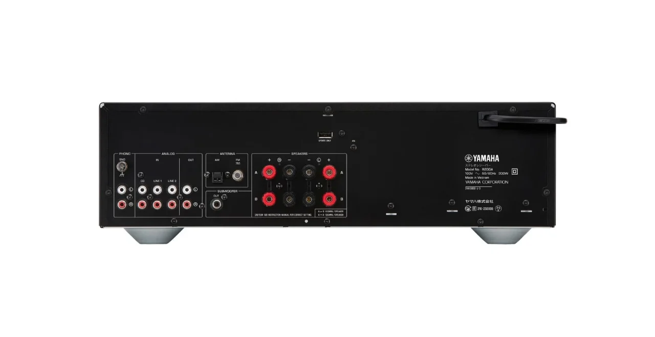 ヤマハ HiFiステレオレシーバー『R200A』の背面端子部