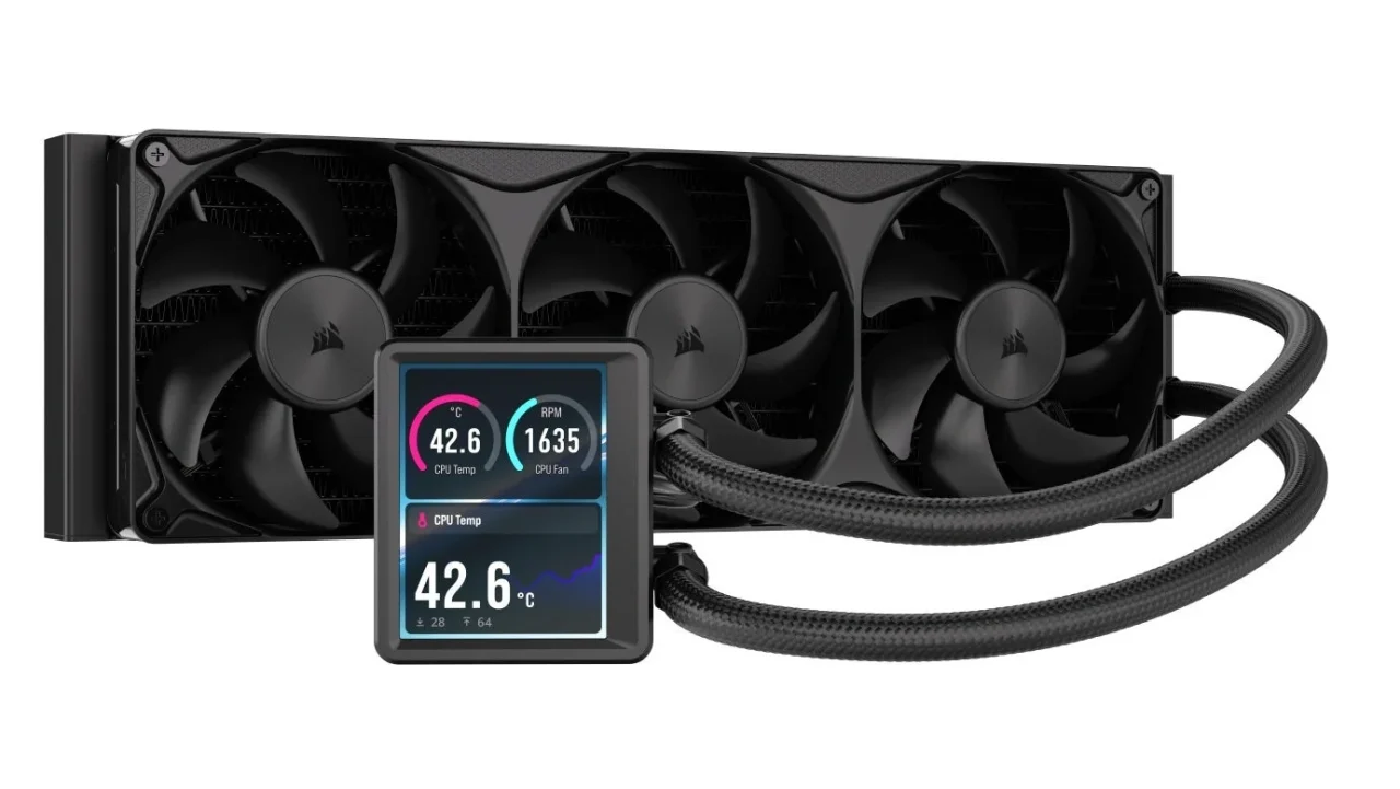NAUTILUS II RS LCDシリーズ 360mm水冷クーラー、3連ファンとLCD付きポンプヘッド