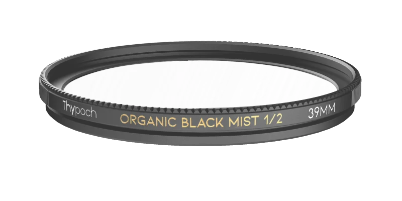 Organic Black Mist Filter 1/2の黒い枠の円形フィルター